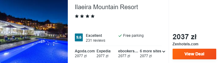 Hotel w Grecji